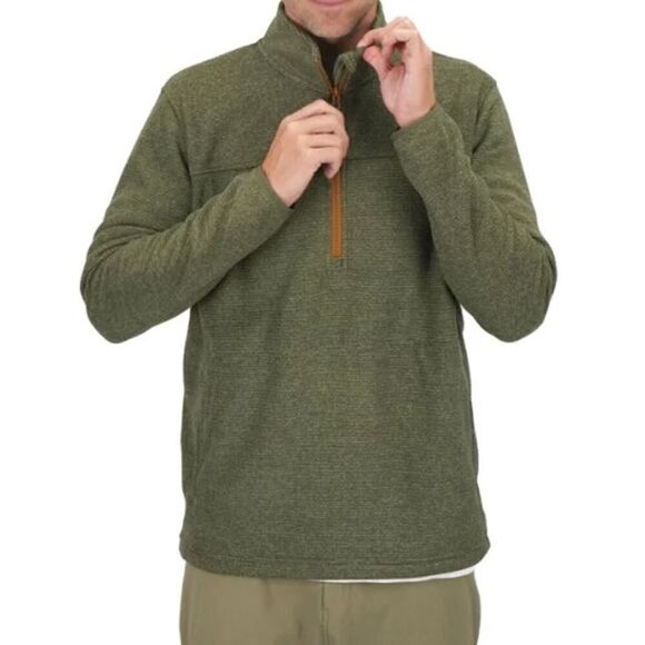 AFTCO Sentinel 1/4 Zip Pullover in Moss Heather Men's Sz. S - Picture 1 of 6